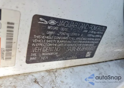 2017 Jaguar Xe Prestige из США, поврежденный, VIN SAJAE4BG8HA958527